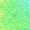 濮阳市 topographic map, elevation, relief