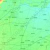 滑县 topographic map, elevation, relief