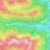 Valcanale topographic map, elevation, relief