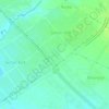 Park 10 in C-Block of Aerocity topographic map, elevation, relief