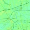贾鲁河 topographic map, elevation, relief